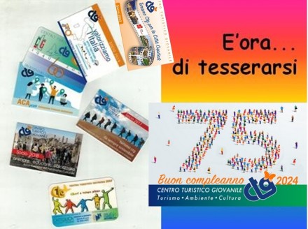Tesseramento 2025 - ctg  m. baldo  e ctg lessinia
